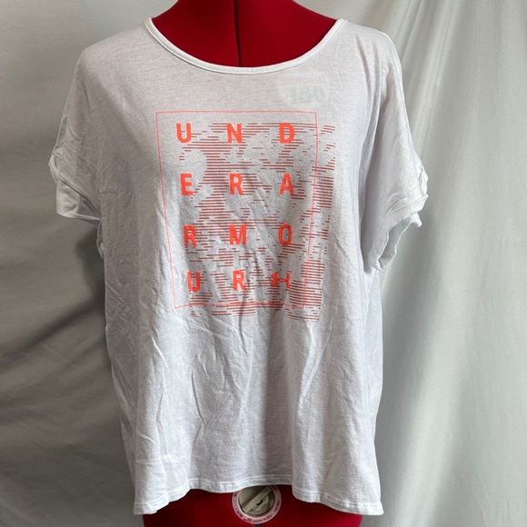 Under Armour White T-Shirt - Picture 1 of 5